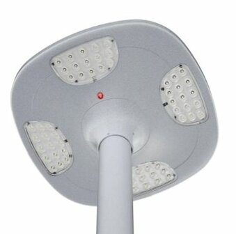 ACTIE : LED solar lantaarnpaal armatuur + zonnepaneel + afstandsbediening 4cel-maxilux 20W / 2400 Lumen