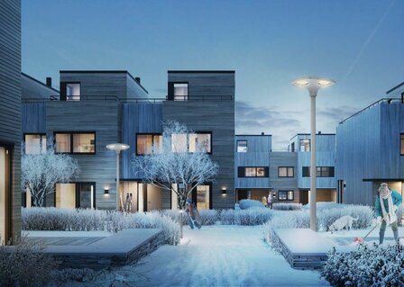 ACTIE : LED solar lantaarnpaal armatuur + zonnepaneel + afstandsbediening 4cel-maxilux 20W / 2400 Lumen