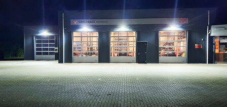 200W GEVEL-LUX LED buitengevel verlichting met automatische lichtsensor voor gevel overhead-deur en terreinbewaking