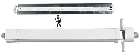 Led Tri Proof bar 60cm / 18W / 4000K / SENSOR Led Tri Proof bar 60cm / 18W / 4000K / SENSOR