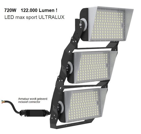 LED max sport 720W ULTRALUX 122.000 Lumen