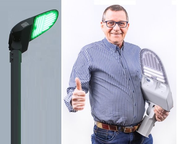groen 520NM LED armatuur tbv bewaking verlichting en camerabewaking
