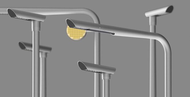 ROSA ISKRA_ALFA 36W LED lantaarnpaal armatuur 