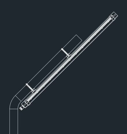 Led Tri Proof bar ATEX 20-40W 735x115x63mm