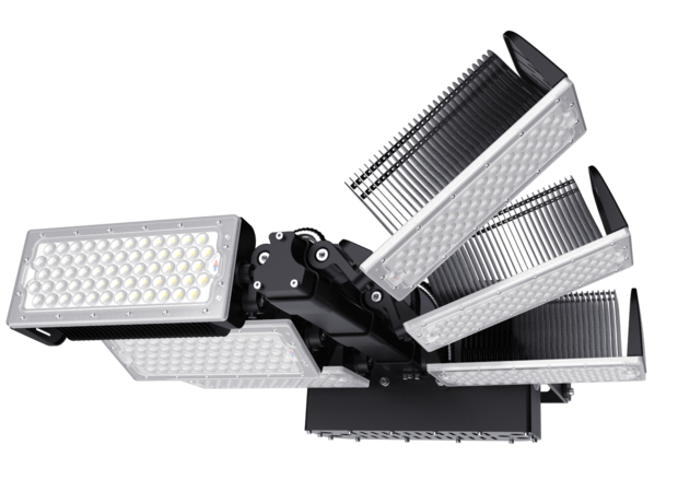 LED sportveldverlichting met verstelbare LED modules - Optimale lichtdistributie - 720W