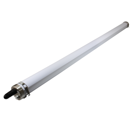 LED-Leiste, 150 cm, PMMA/Edelstahl, IP69K, extrem robust, wasserdicht, 45 W, 7000 Lumen