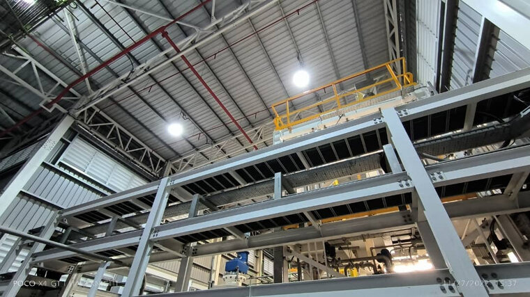 ATEX Highbay verlichting - projectfoto