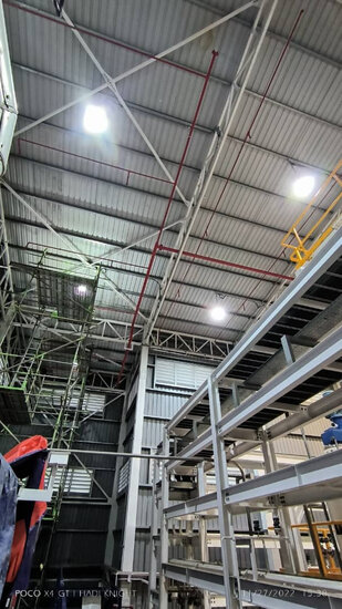 Explosieveilige verlichting - Projectfoto