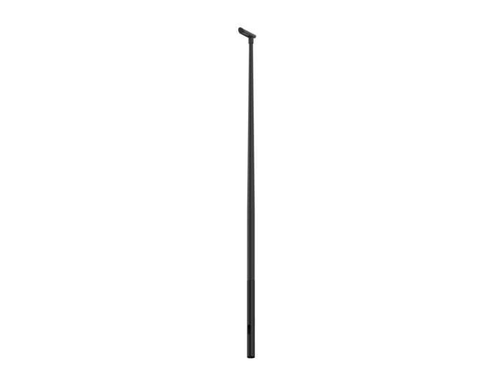 Aluminium lichtmast 4 meter met 27W LED-armatuur – complete zwarte set voor buitenverlichting