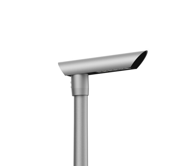 Moderne energiezuinige LED straatverlichting ISKRA met slank aluminium ontwerp