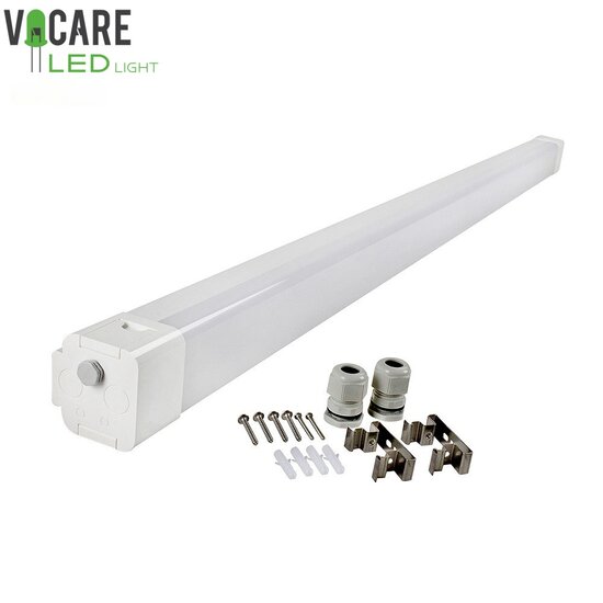 Koppelbare Tri-Proof LED-Leuchte 150 cm — Einstellbare Leistung & CCT