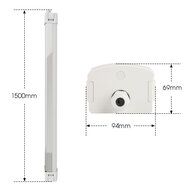 Tri-proof LED verlichting - afmetingen