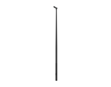 Aluminium lichtmast 4 meter met 27W LED-armatuur – complete zwarte set voor buitenverlichting