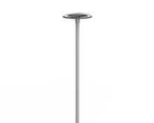6 meter lichtmast met ronde 100W LED lamp – ideaal voor parkeerplaatsen en openbare ruimten