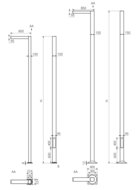 Vierkante lichtmast van geanodiseerd aluminium 3&ndash;8 meter voor straatverlichting