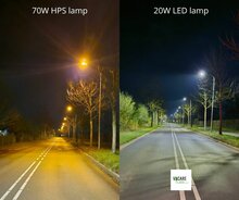 ROSA CUDDLE II LED t.o.v. oude HPS lamp