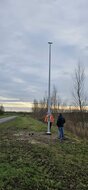 installatie 8M kameramast kantelmast