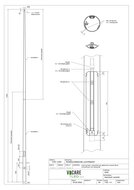 12 meter hoge stalen lichtmast voor terreinverlichting
