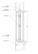 12m lichtpaal met mastdeur
