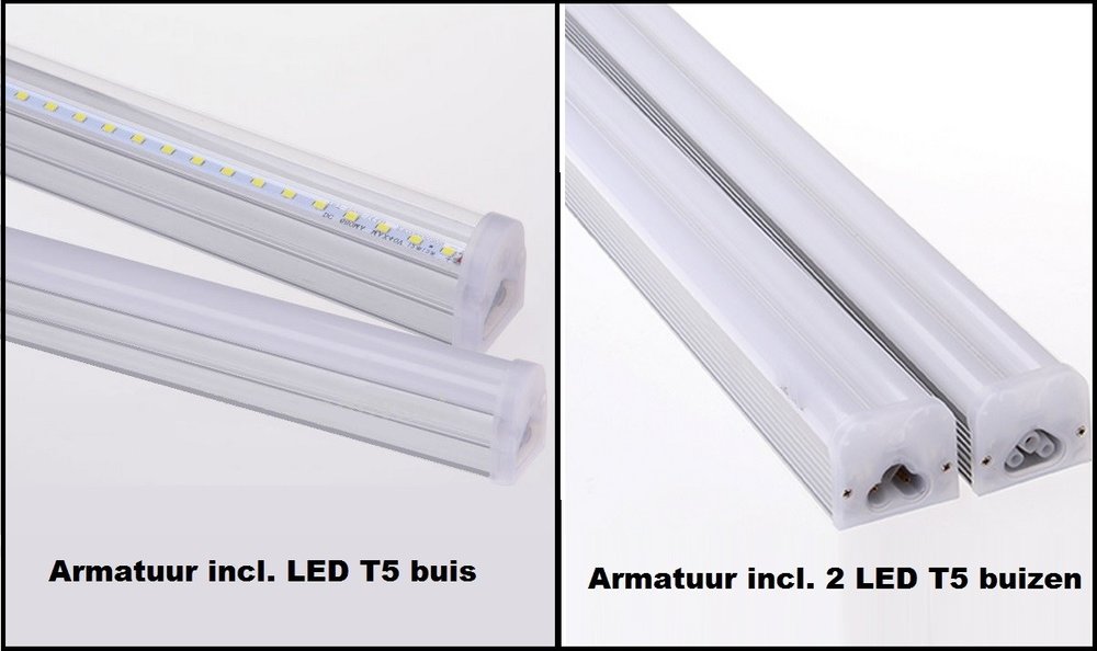 Controversieel Samenhangend venijn T5 armatuur incl. LED T5 buis 7W > 60W - LED lampen partner