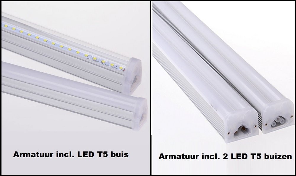 T5 armatuur incl. LED T5 7W 60W - LED