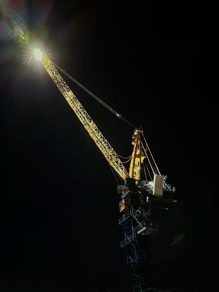 vocare led kraanverlichting voor torenkraan, hijskraan, bouwkraan of mobiele kraan