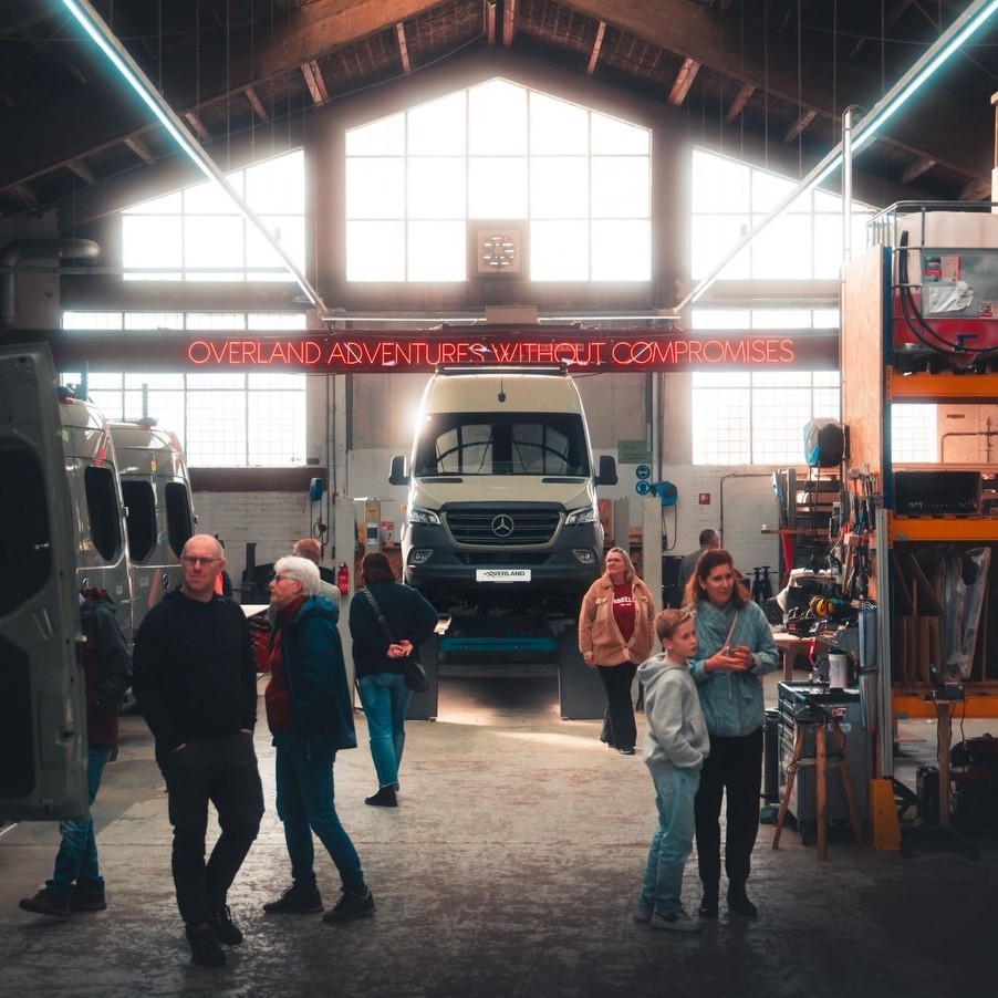 Workshop lighting Overland Campers