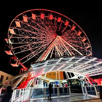 Ferris wheel LED lighting