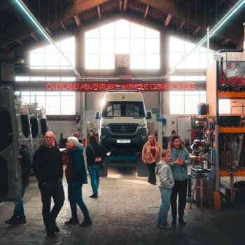 Workshop lighting Overland Campers