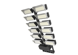 LED-Beleuchtung Fußballfeld / Trainingsfeld 100 x 60 Meter 200 LUX mit 12 Hochleistungsscheinwerfern LED-Beleuchtung Fußballfeld / Trainingsfeld 100 x 60 Meter 200 LUX mit 12 Hochleistungsscheinwerfern