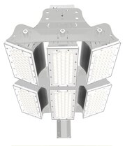 VOCARE XLT 600 watt ON-TOP LED light pole fixture for square lighting VOCARE XLT 600 watt ON-TOP LED light pole fixture for square lighting