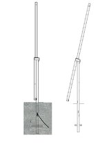 Kippmast für Kameras – 4 Meter Höhe | Feuerverzinkter Stahl Kippmast für Kameras – 4 Meter Höhe | Feuerverzinkter Stahl