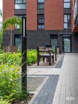 ROSA Karin KARIN 1200 16W round bollard pole with LED lighting for parking garden park and bike path  ROSA Karin KARIN 1200 16W round bollard pole with LED lighting for parking garden park and bike path