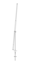 Kippmast für Kameras – 6 Meter Höhe | Feuerverzinkter Stahl Kippmast für Kameras – 6 Meter Höhe | Feuerverzinkter Stahl