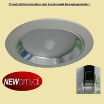 Round LED recessed ceiling lamp 10 watts with built-in motion sensor Round LED recessed ceiling lamp 10 watts with built-in motion sensor
