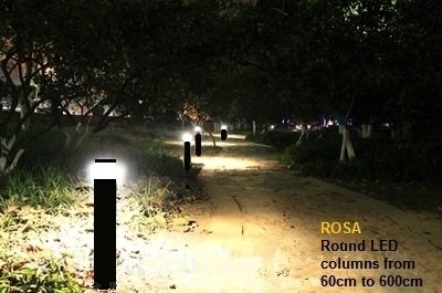 ROSA SAM 900 ronde paal met LED verlichting - LED lampen partner ROSA SAM 900 ronde paal met LED verlichting - LED lampen partner